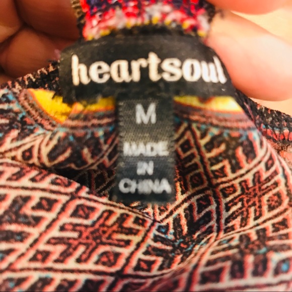 Heart soul boho top - Picture 3 of 3